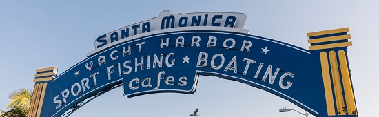 Santa Monica Pier Sign