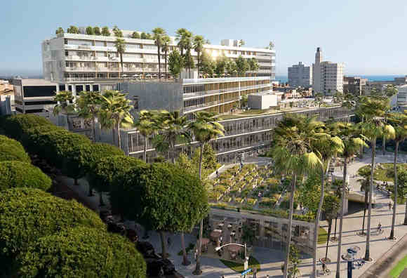 Rendering of proposed Plaza project