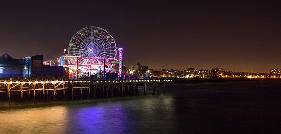Pacific Park Ferris Wheel Earth Hour